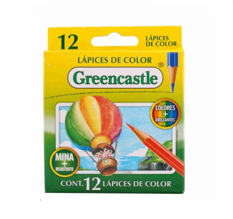 Lpices De Colores Pinturitas Greencastle Cortos (x12)