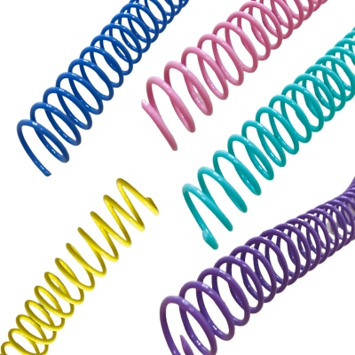 Espiral Oficio P/ Encuadernación 20mm Colores Pasteles (x Unidad)