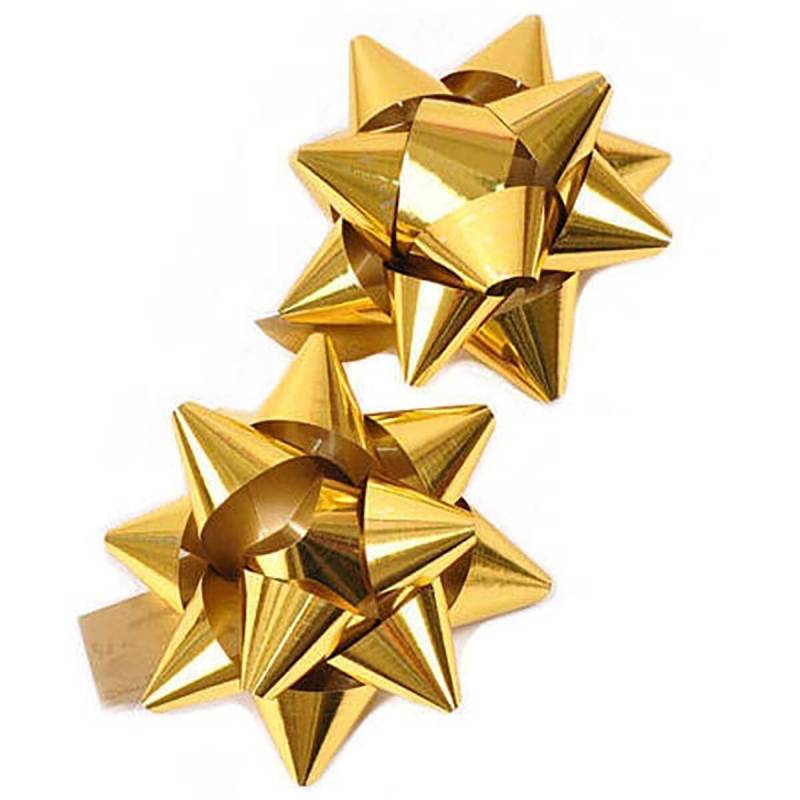 Moos Estrella Dorado O Plateado N4 C/ Adhesivo (paq X50)