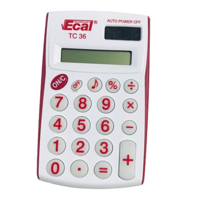 Calculadora Ecal Tc36 De Bolsillo 8 Dígitos